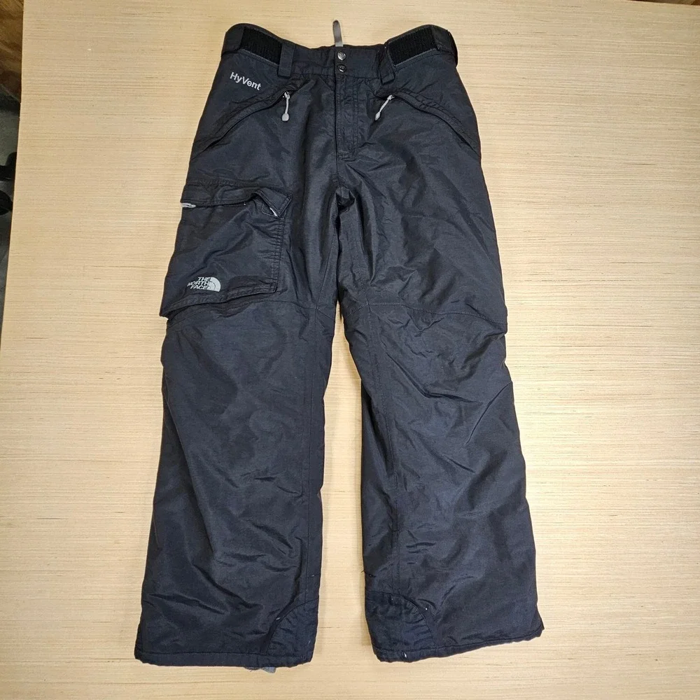 The North Face Snow Pant Men S Black HyVent Insulated Ski Snowboard Outdoor READ